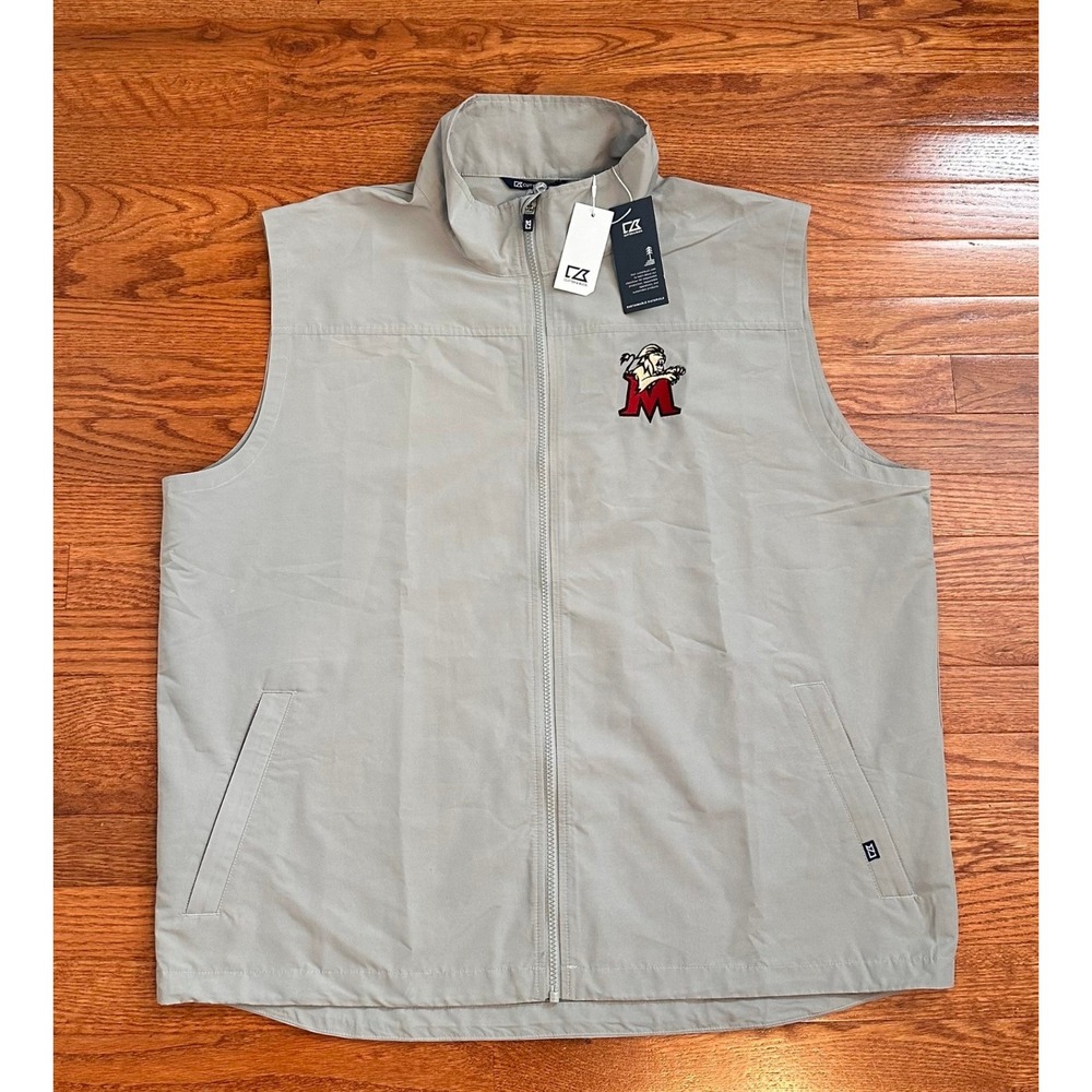 Molloy University Cutter & Buck Performance‎ Charter Eco Vest Mens XL Golf New